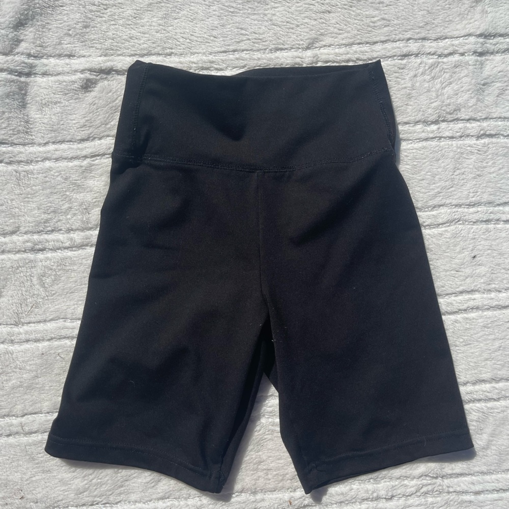 Garage black biker shorts size 00